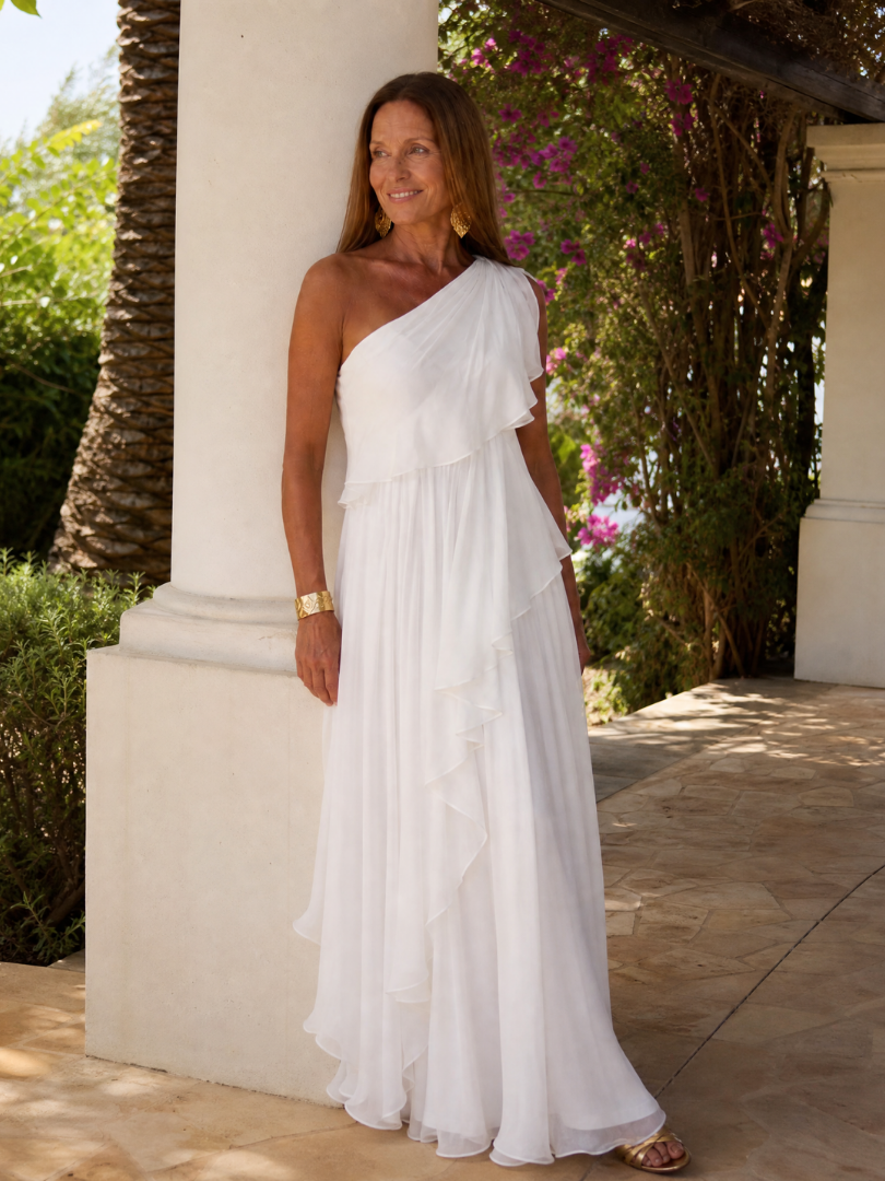 Eliana Vestido Maxi de Gasa