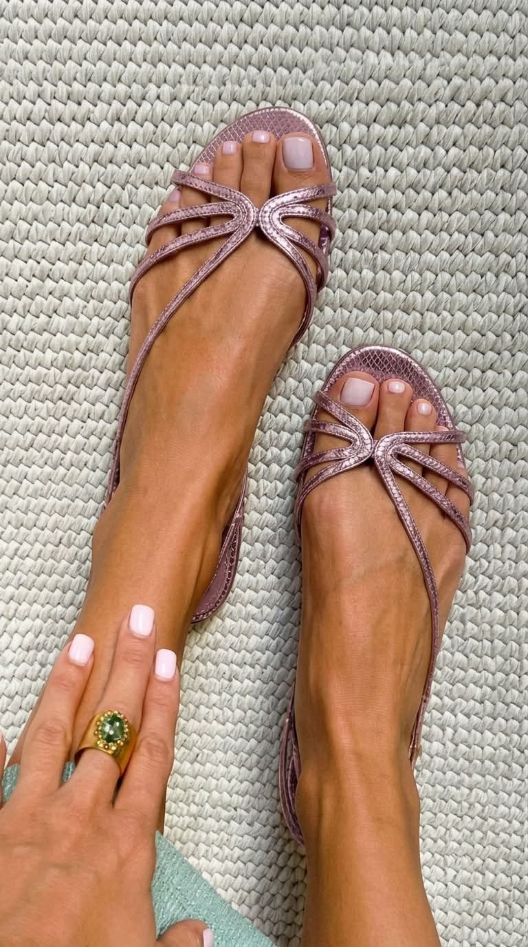 Sandra - Sandalias Doradas de Verano con Elegancia