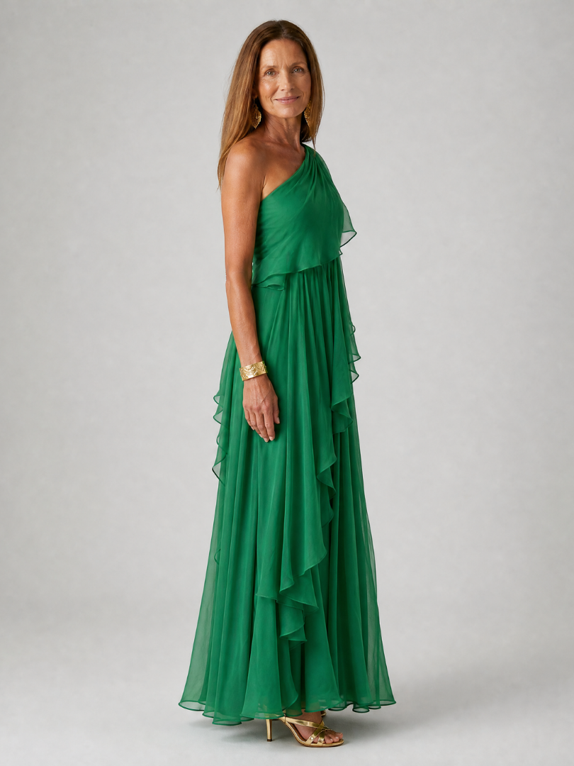 Eliana Vestido Maxi de Gasa