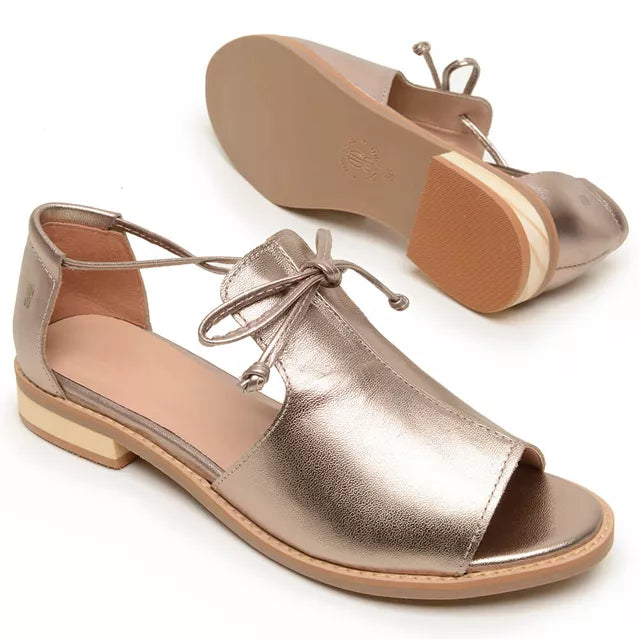 LILLIANA | SANDALIAS DE CUERO CON TIRAS