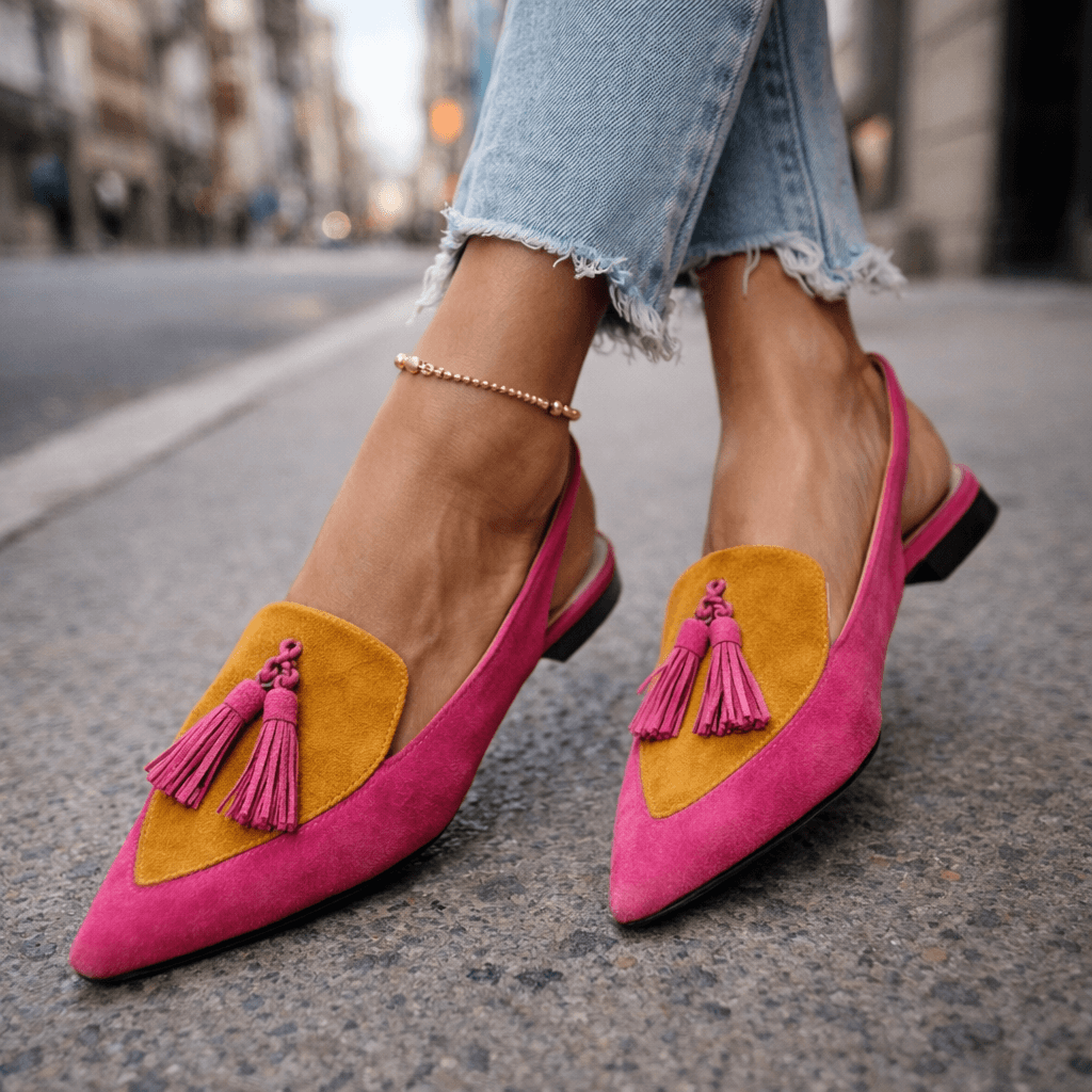 Eliza | Sandalias de tiras con borlas