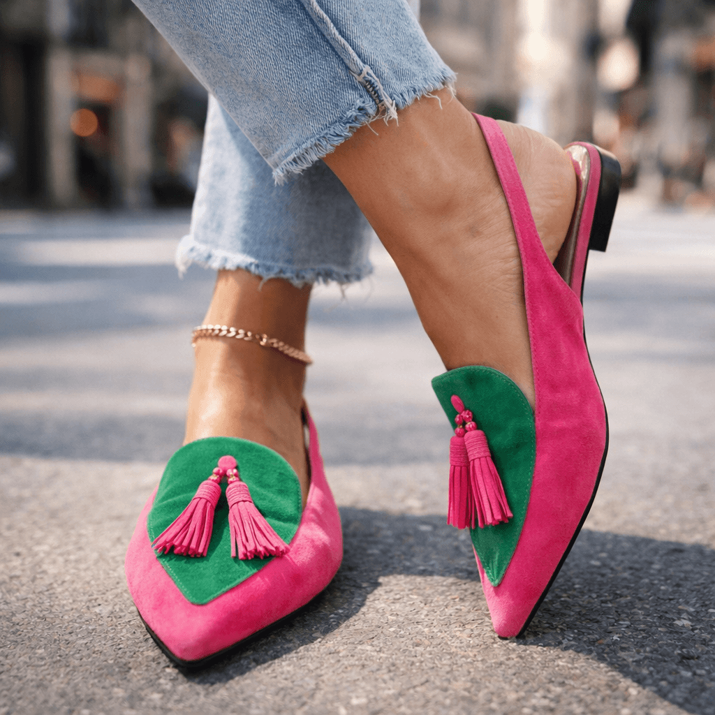 Eliza | Sandalias de tiras con borlas