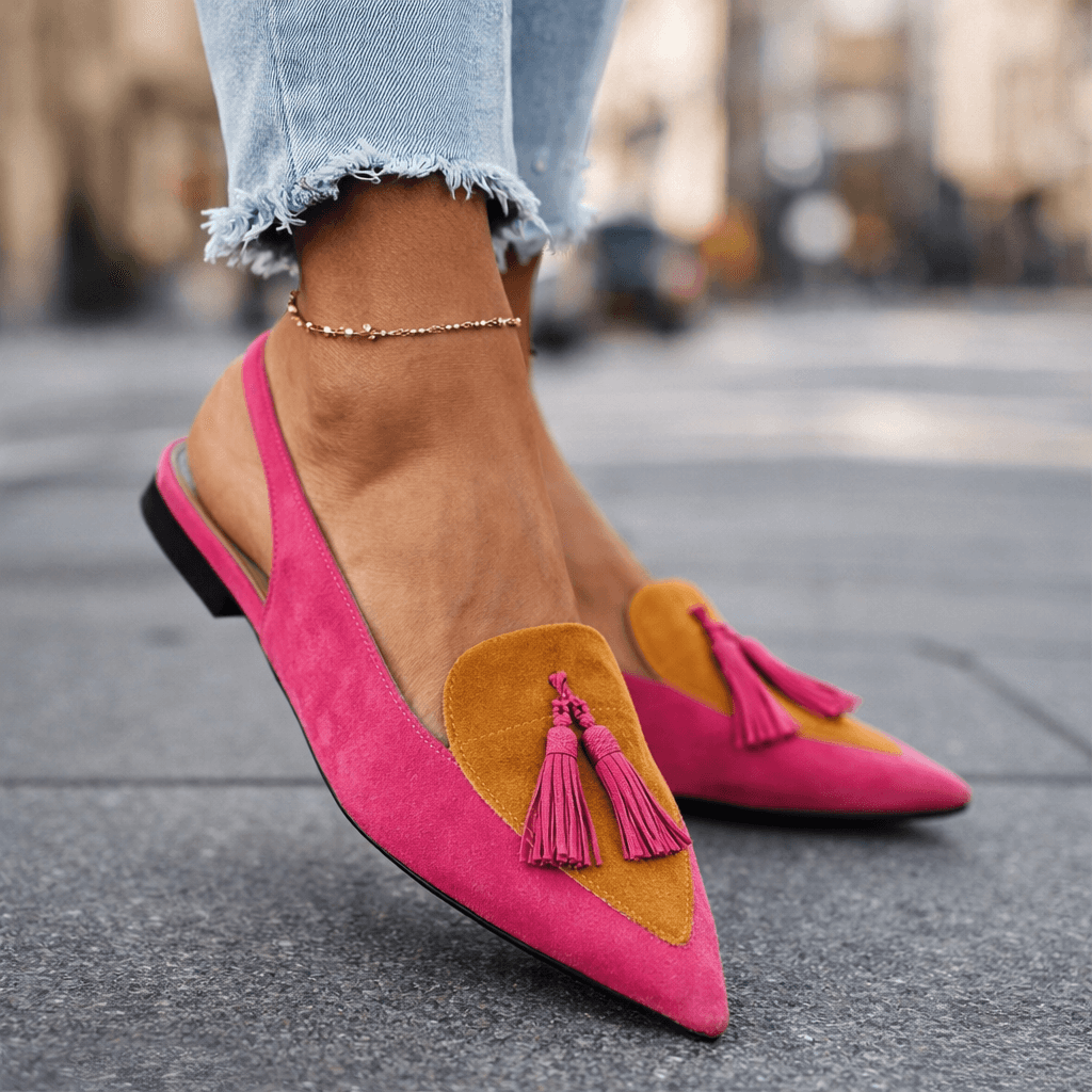Eliza | Sandalias de tiras con borlas
