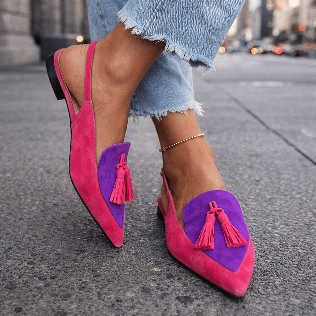 Eliza | Sandalias de tiras con borlas