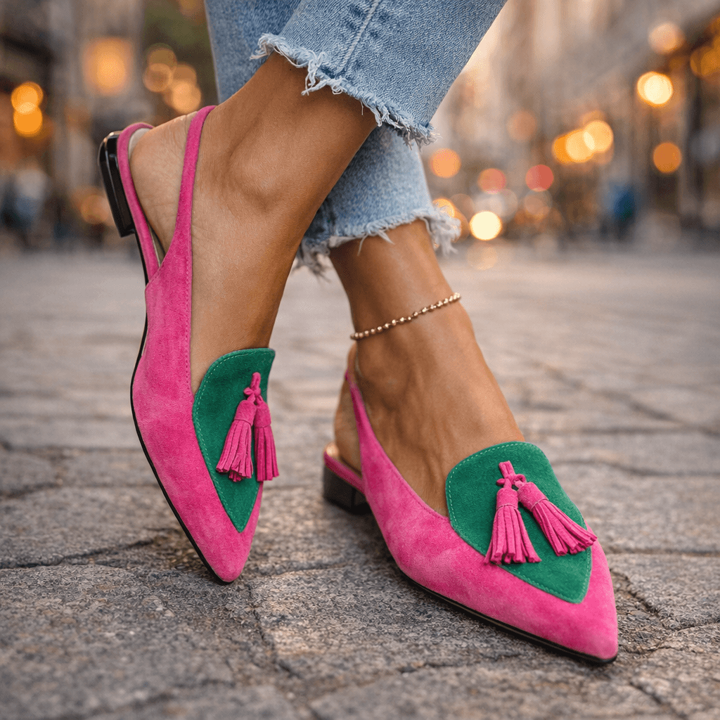 Eliza | Sandalias de tiras con borlas