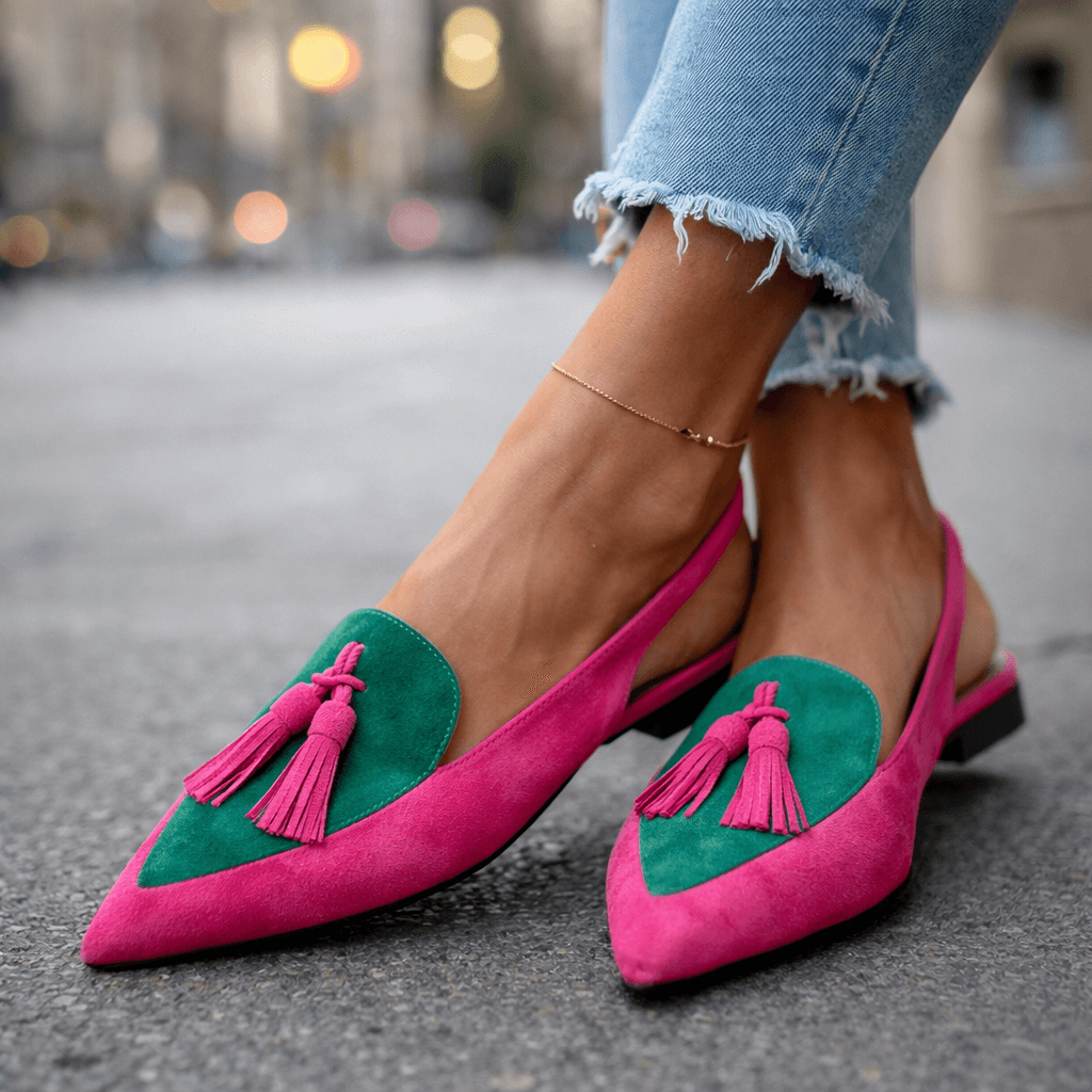 Eliza | Sandalias de tiras con borlas