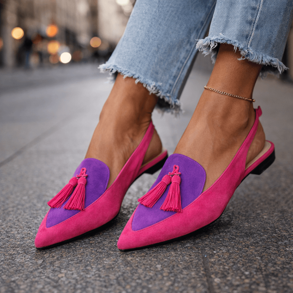 Eliza | Sandalias de tiras con borlas