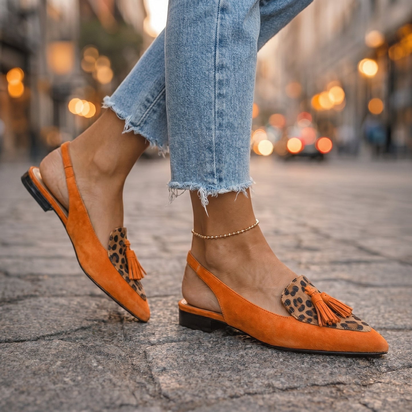 Eliza | Sandalias de tiras con borlas