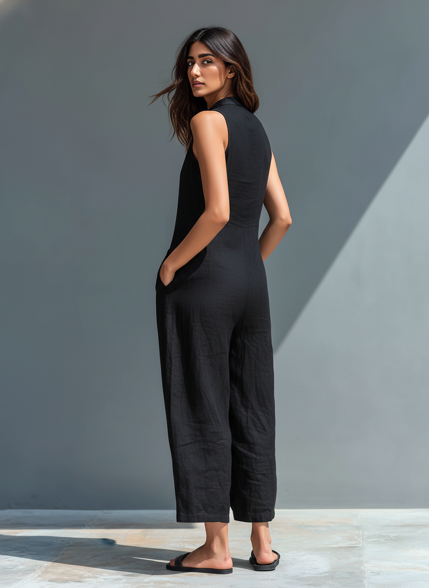 Adele | Long Garment with Pockets