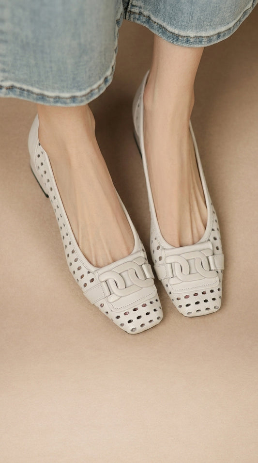 Tacones de cuero trenzado Solea