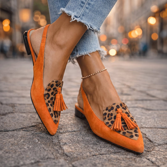 Eliza | Sandalias de tiras con borlas