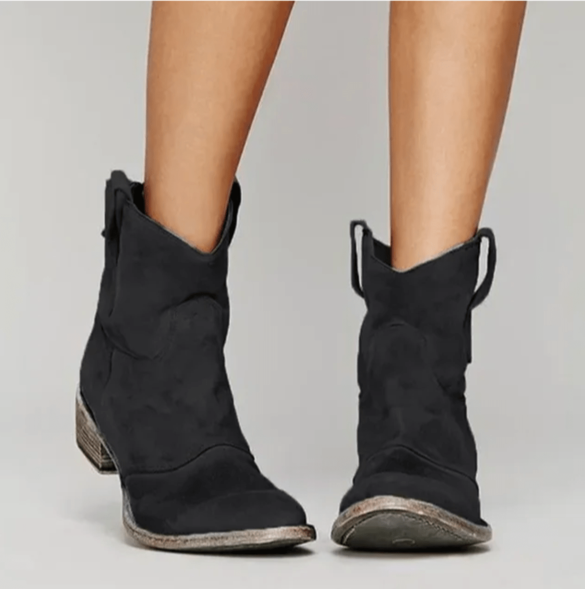 Maria - Botas ortopédicas de gamuza