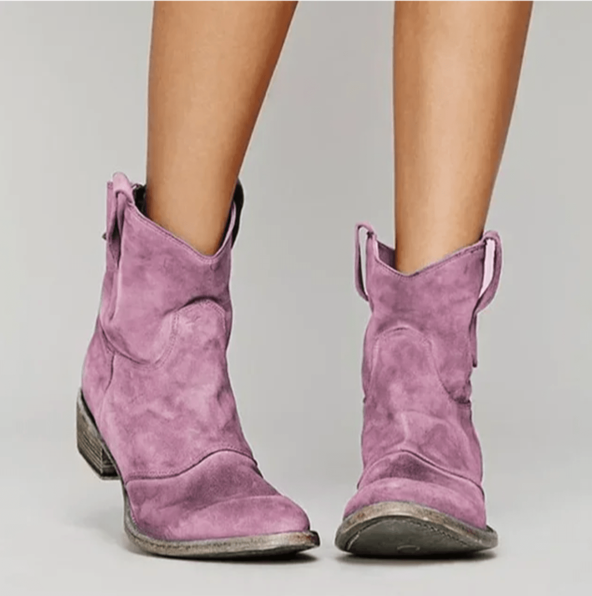 Maria - Botas ortopédicas de gamuza
