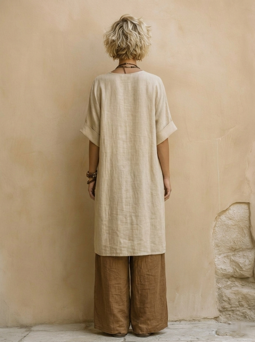 Valentina | Bohemian Length Accessory with Embroidery