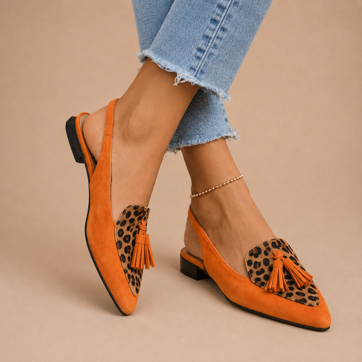 Eliza | Sandalias de tiras con borlas