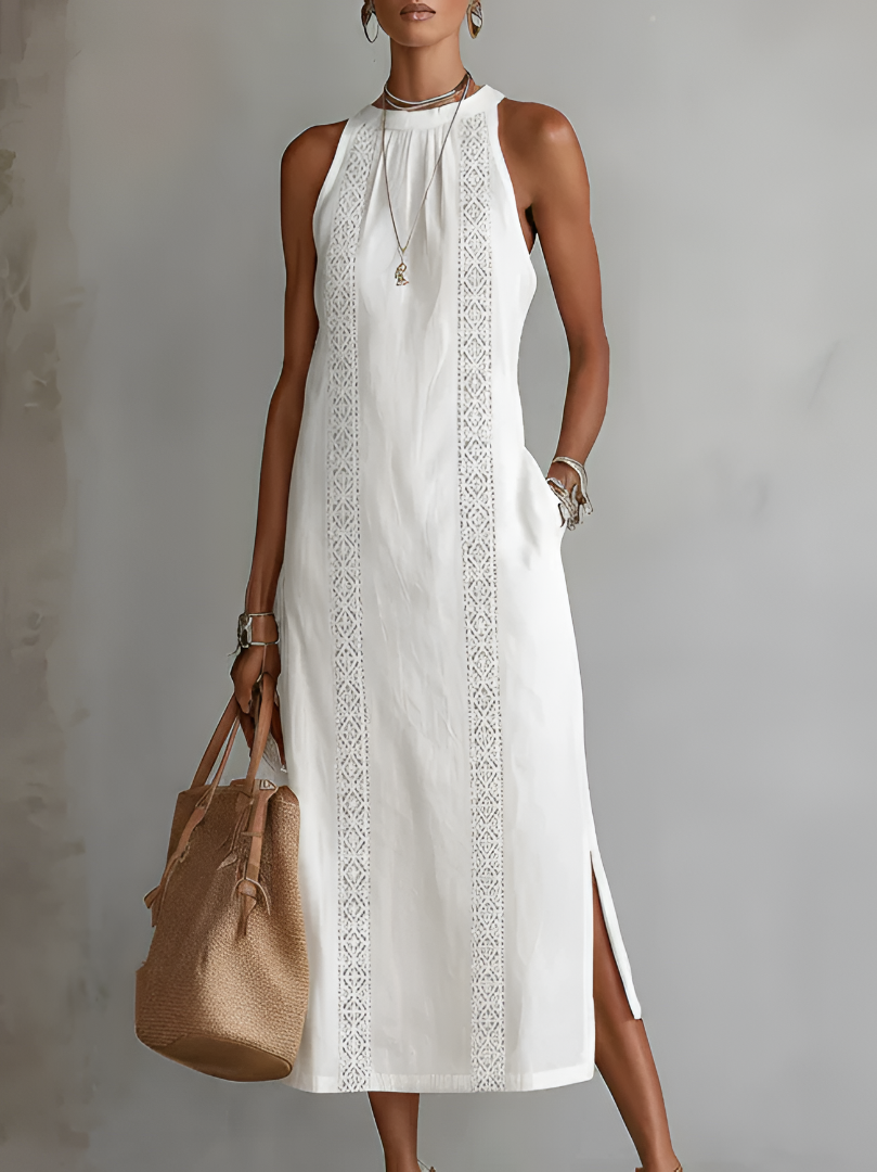 Gimena | Relaxed Embroidered Mandarin