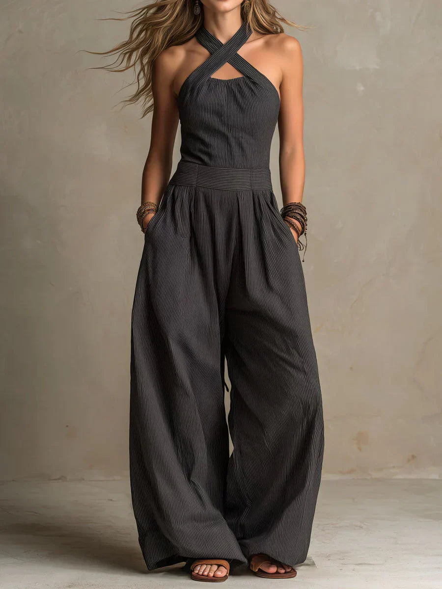 Isabella | Long Flowing Clothes with Halter Cut