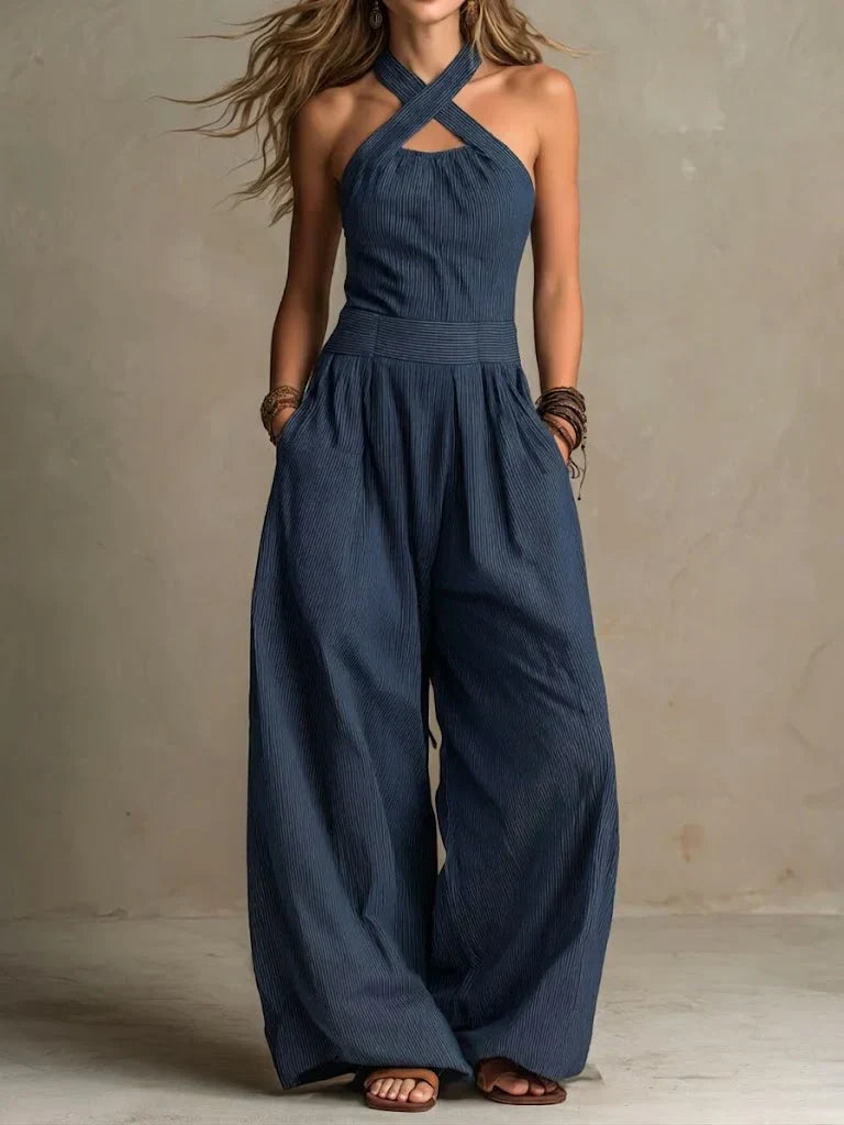 Isabella | Long Flowing Clothes with Halter Cut